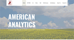 Desktop Screenshot of americananalytics.com